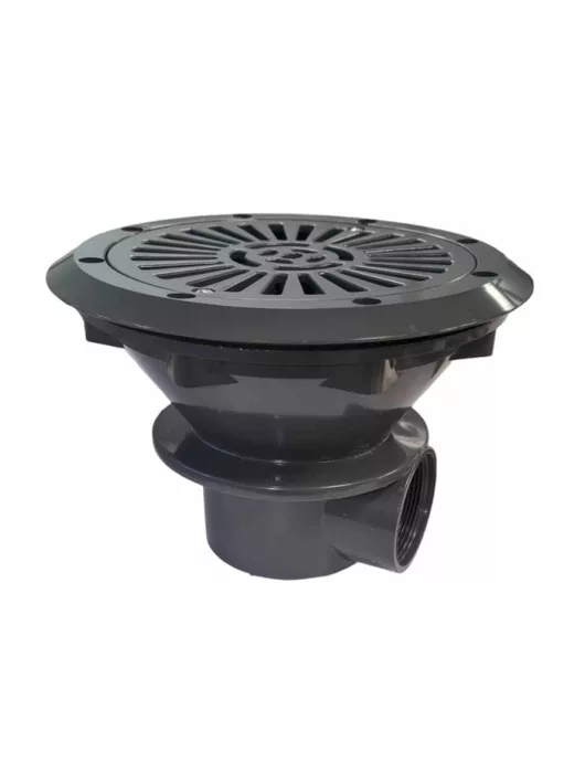 Astral fenékürítő fóliás 2 colos menetes csatlakozás D23cm antracit #00271CL144