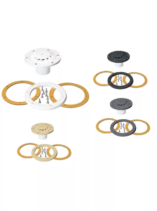 Padlóbefúvó fóliás 2"/D50 Gemas Szürke #011609