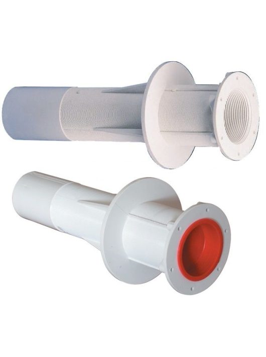 Wall conduit for concrete pools with protection cap - Wetro