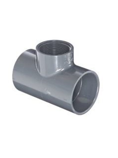 PVC T idom menetes 1 1/2" D50mm #01800