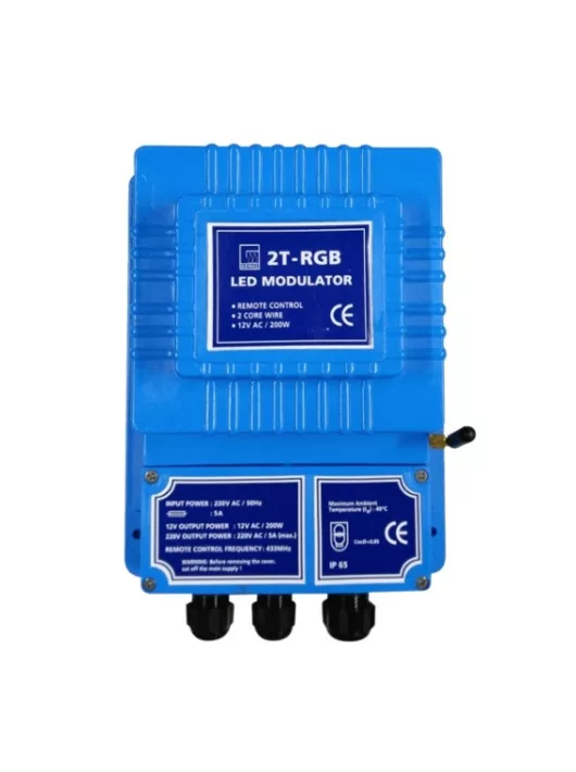 LED vezérlő távirányítóval, transzformátor 200W