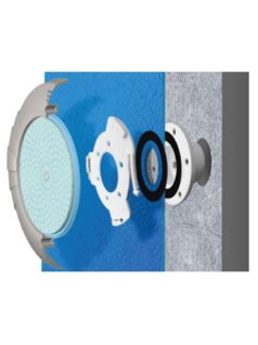   Gemas reflektor MIDI/MINI Clicker szerelőkészlet fóliás medencéhez #052160E01