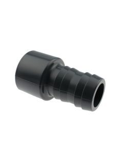 PVC tömlőcsatlakozó ragasztható D50-38mm szürke