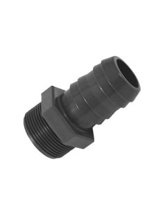 PVC tömlőcsatlakozó menetes D38mm 1,5”