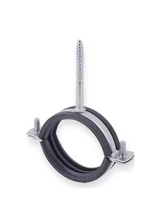 Csőbilincs gumis, tőcsavarral D63mm