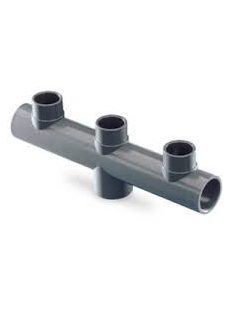 PVC Osztó-gyűjtő 6-utas D50mm