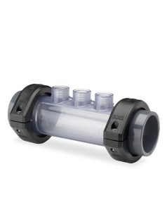   PVC átlátszó szondatartó 3x1/2" D50mm Hidroten 101N500