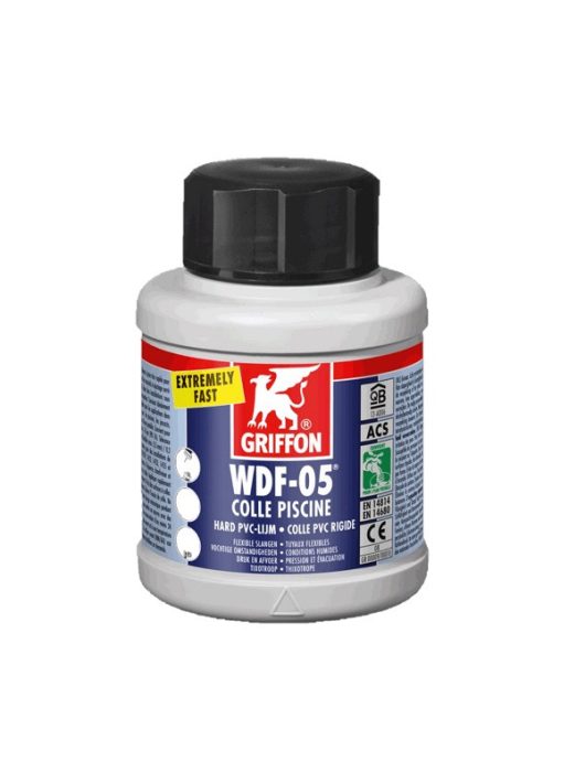 Griffon WDF-05 PVC ragasztó flexibilis csövekhez ecsettel 500ml