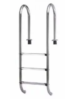  Medence létra rozsdamentes 3 fokos kis ívű AISI304