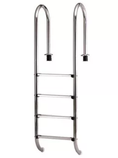    Medence létra rozsdamentes 4 fokos kis ívű AISI304 #87132049N