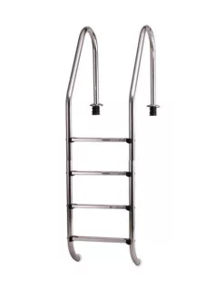  Medence létra rozsdamentes 4 fokos nagy ívű AISI316