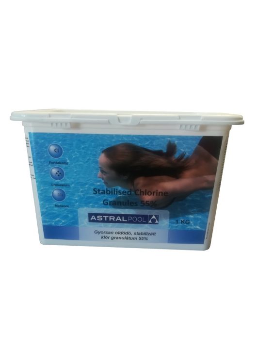 AstralPool gyorsan oldódó stabilizált klórgranulátum 1kg  #11393