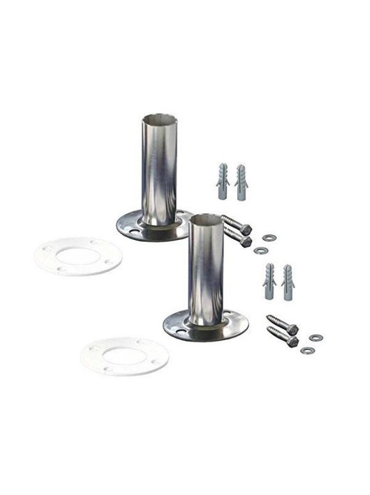 Létra rögzítő lefúrható karima rozsdamentes 1 pár AISI 304 #87100061