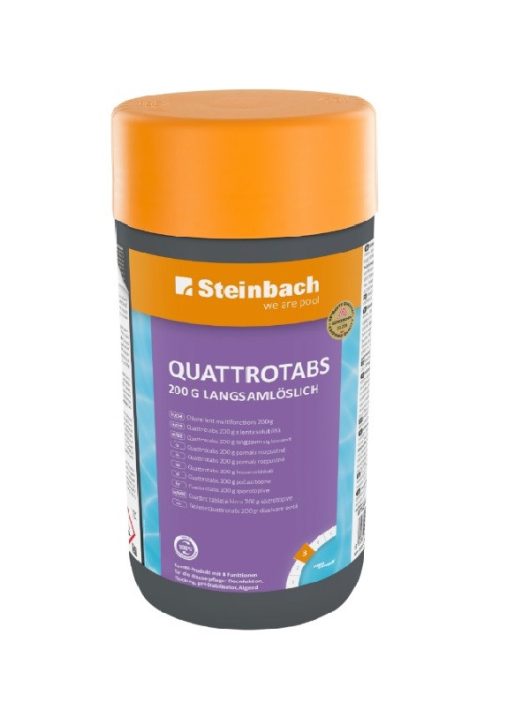 Aquacorrect Quattrotabs multifunkciós kombi tabletta 200gr 1kg