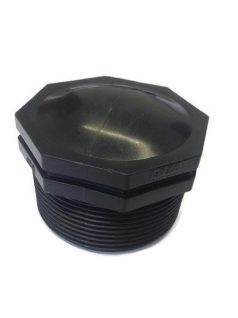 Fagydugó CEPEX PP végdugó fekete 1,5" 15882