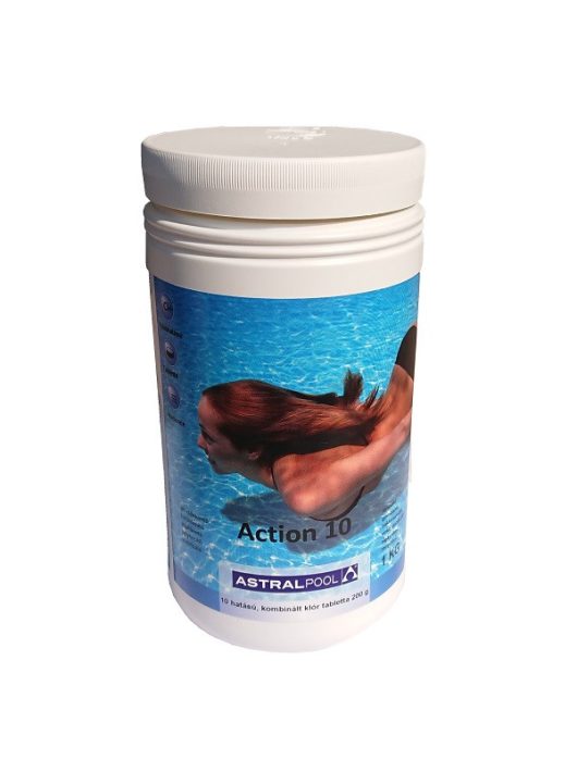 AstralPool Action 10 tízhatású 250gr tabletta 1kg