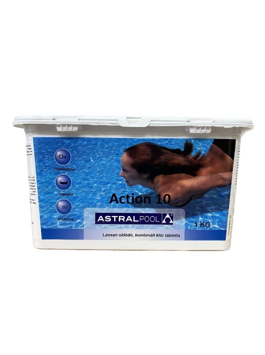 AstralPool Action 10 tízhatású 250gr tabletta 1kg