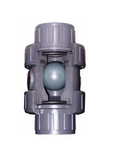 PVC visszacsapó szelep golyós D63mm CEPEX 25698