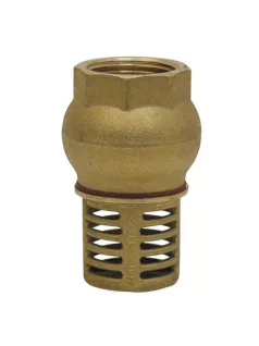 Réz lábszelep szűrővel