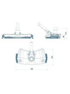 Porszívó fej oldalkefés Shark 