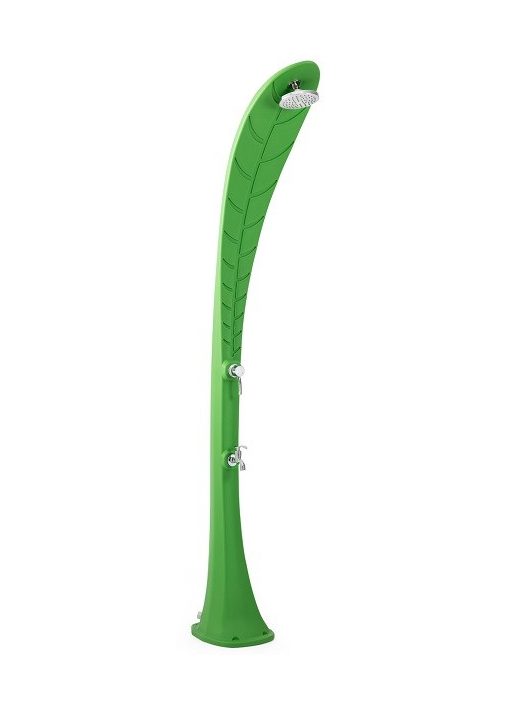 Leaf szolárzuhany lábmosóval zöld 35 literes