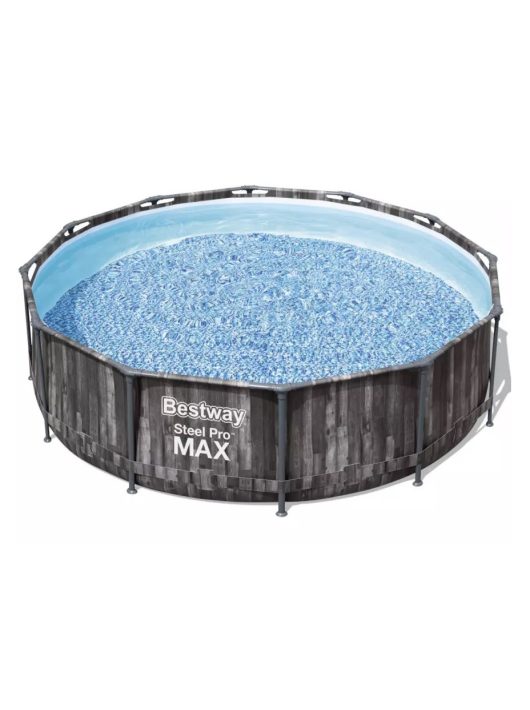 Bestway Steel Pro Max csővázas medence kerek 366x100cm 2m3/h papírszűrővel #5614x