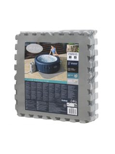   Bestway Lay-Z-Spa hőszigetelő jakuzzi alátét puzzle szivacs 1,96x1,96m 17 részes szürke #60334