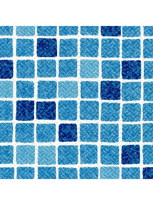 ELBTAL szöveterősített fólia 1,5mm csúszásmentes 1,65m kék mozaik .-/m2