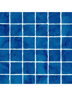   ELBTAL szöveterősített fólia Supra 1,5mm 1,65m azúr mozaik .-/m2