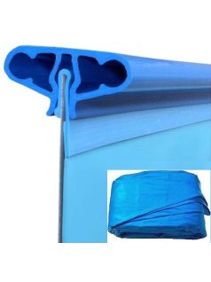   Medence pótfólia ovál 7,3 x 3,75 x 1,2m / 0,4mm akasztóprofilos GRE FPROV730