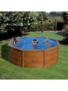 Gre Wood kerek medence famintás 350 x 120 cm P350W